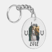 Porte-clés Photo Cheval Personnalisé Equestrio (Devant gauche)