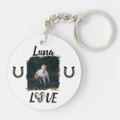 Porte-clés Photo Cheval Personnalisé Equestrio (Dos)
