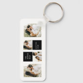 Porte-clés Photo Collage Couple | Cadeau Valentine (Verso)