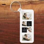Porte-clés Photo Collage Couple | Cadeau Valentine (Recto)