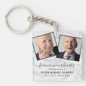 Porte-clés Photo commémorative en mémoire d'amour (Devant)