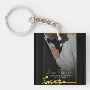 Porte-clés Photo Couple de la Saint Valentin