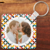 Porte-clés Photo Custom Colorful Personalized (Verso)