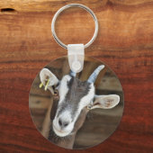 Porte-clés Photo Cute Brown et White Goat (Recto)