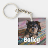 Porte-clés Photo de animal de compagnie personnalisée (Devant)
