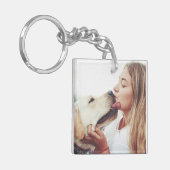 Porte-clés Photo de baisers de chien  (Devant gauche)