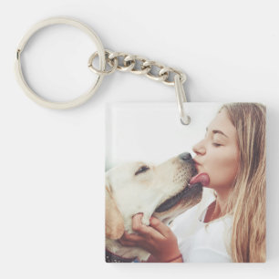 Porte-clés Photo de baisers de chien 