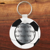 Porte-clés photo de balle de football (Recto)