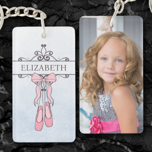 Porte-clés photo de ballerine Cadeau de ballet m