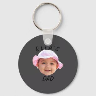 Porte-clés Photo de bébé nouveau papa _1