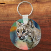 Porte-clés Photo de Bobcat Wildlife (Recto)