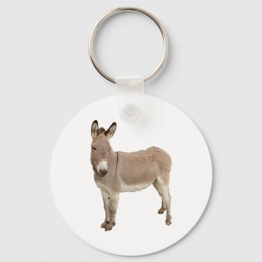 Porte-clés Photo de Burro à Donkey Cute (Recto)