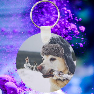Porte-clés Photo de chien personnalisée Chaîne clé personnali