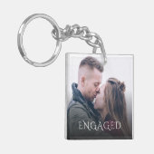 Porte-clés Photo de couple fiancé (Devant gauche)