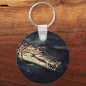 Porte-clés photo de crocodile cayman (Recto)