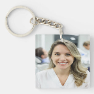 Porte-clés Photo de dentiste personnaliser