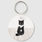 Porte-clés Photo de deux chats (Verso)