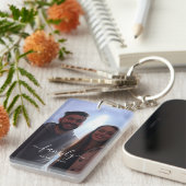 Porte-clés photo de famille et texte 2 Collage de photos (Devant droit)