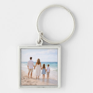 Porte-clés Photo de famille personnalisé