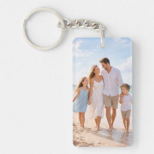 Porte-clés Photo de famille personnalisée