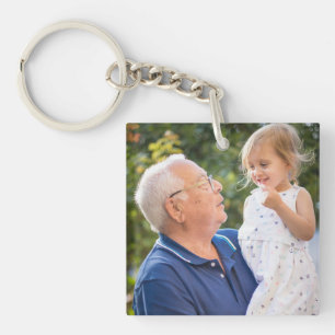 Porte-clés Photo de famille personnalisée