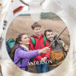 Porte-clés Photo de famille personnalisée double face<br><div class="desc">Capturez l'essence de vos moments de famille les plus chers avec notre Porte - clé photo à double face personnalisé. Cette tenue de conservation exquise vous permet de présenter deux de vos photos préférées, ce qui en fait un moyen parfait de transporter vos proches avec vous où que vous alliez....</div>
