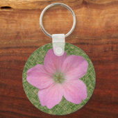 Porte-clés Photo de Geranium rose fleur (Recto)