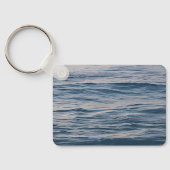 Porte-clés Photo de gros plan d'une ondulation d'eau de mer (Verso)