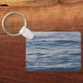 Porte-clés Photo de gros plan d'une ondulation d'eau de mer (Verso)