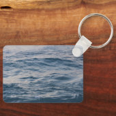 Porte-clés Photo de gros plan d'une ondulation d'eau de mer (Recto)