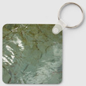 Porte-clés Photo de la nature de dalles rocheuses couvertes d (Dos)