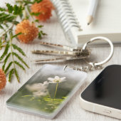 Porte-clés Photo de la nature des fleurs (Devant droit)