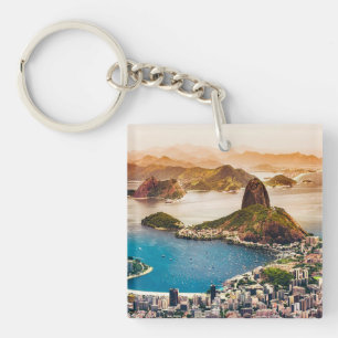 Porte-clés Photo de la ville de Rio de Janeiro