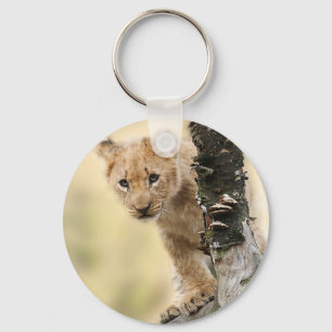Porte-clés Photo de lionceau mignon