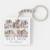 Porte-clés Photo de Maman Collage (Dos)