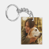 Porte-clés Photo de maman et chien (Devant gauche)