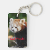 Porte-clés Photo de Panda roux mignon (Dos)