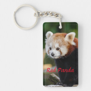 Porte-clés Photo de Panda roux mignon