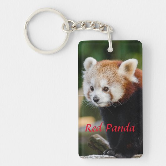 Porte-clés Photo de Panda roux mignon (Devant)