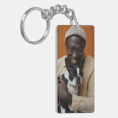 Porte-clés Photo de Papa et Chien (Devant gauche)