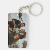 Porte-clés Photo de papa moderne Collage, Père Garde-Cadeaux (Dos)