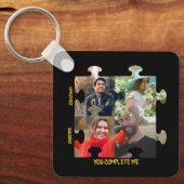 Porte-clés Photo de pièce de puzzle personnalisée Vous me com (Recto)