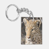 Porte-clés Photo de portrait léopard (Devant gauche)