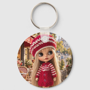 Porte-clés Photo de poupée Blythe