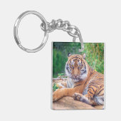 Porte-clés Photo de tigre étonnante (Devant gauche)