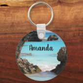 Porte-clés Photo de Tropical Island Coast & Sea (Recto)