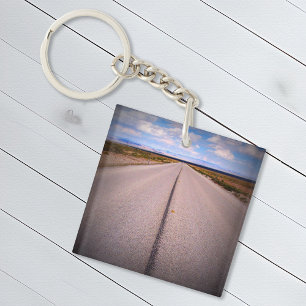 Porte-clés Photo de vacances en road trip