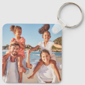 Porte-clés Photo Deux Photo Double Face Photo (Dos)