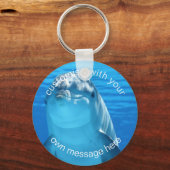 Porte-clés Photo Dolphin personnalisée (Recto)