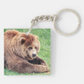 Porte-clés Photo d'ours Brown (Dos)